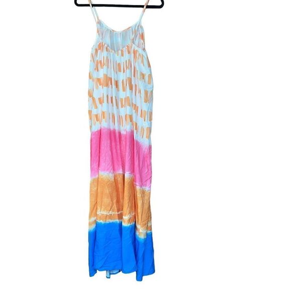 NWT HERS & MINE Multi-Color Parachute Jumpsuit Size Medium - Picture 5 of 12